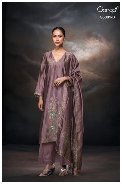 Ganga mansie 5081 wholesale non catalog dress material